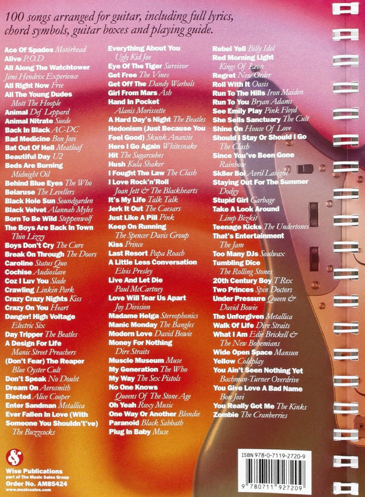 Great Rock Chord Songbook