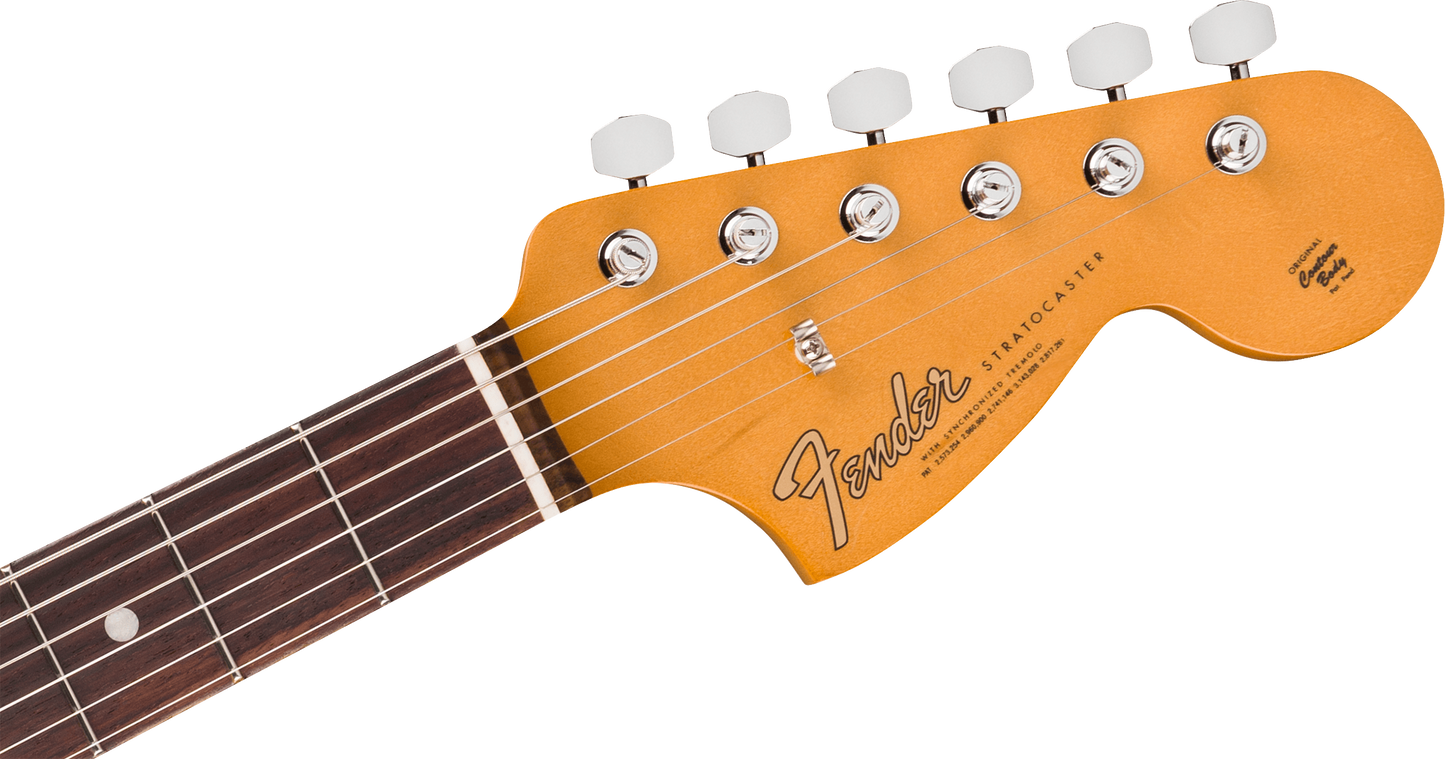 Fender Vintera III Late '60s Stratocaster Electric Guitar, Rosewood Fingerboard in Ocean Turquoise