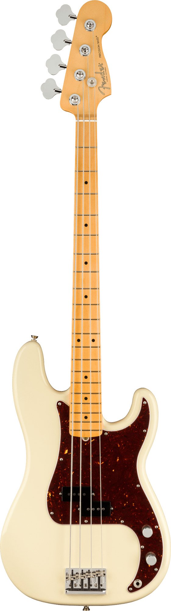 Fender American Professional II Precision Bass®, Maple Fingerboard in Olympic White