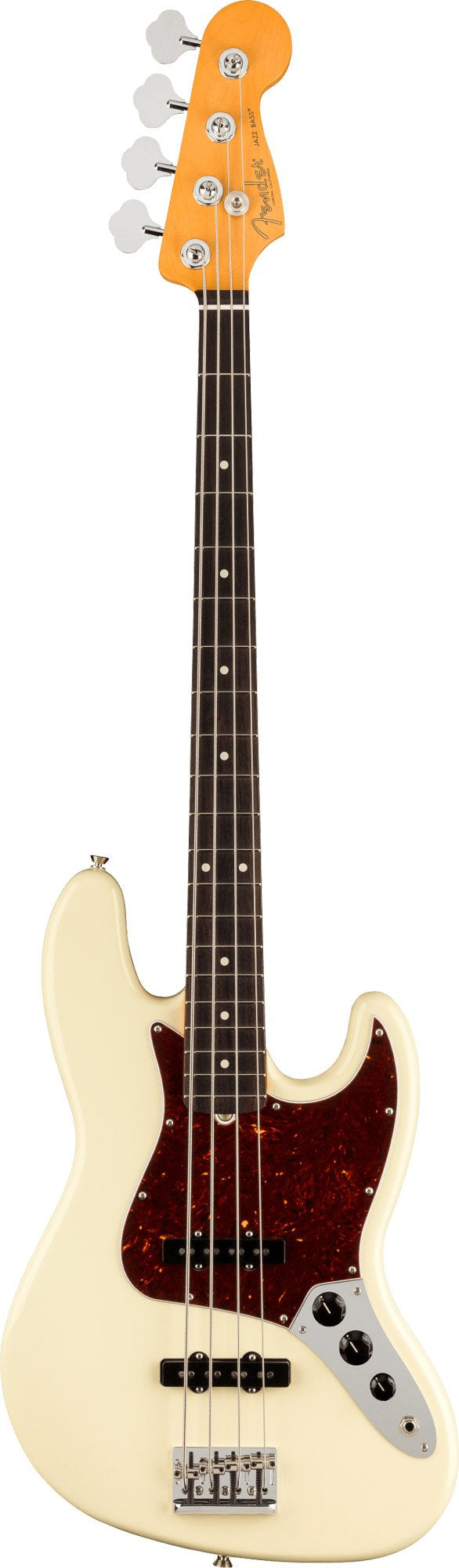 Fender American Professional II Jazz Bass, Rosewood Fingerboard in Olympic White