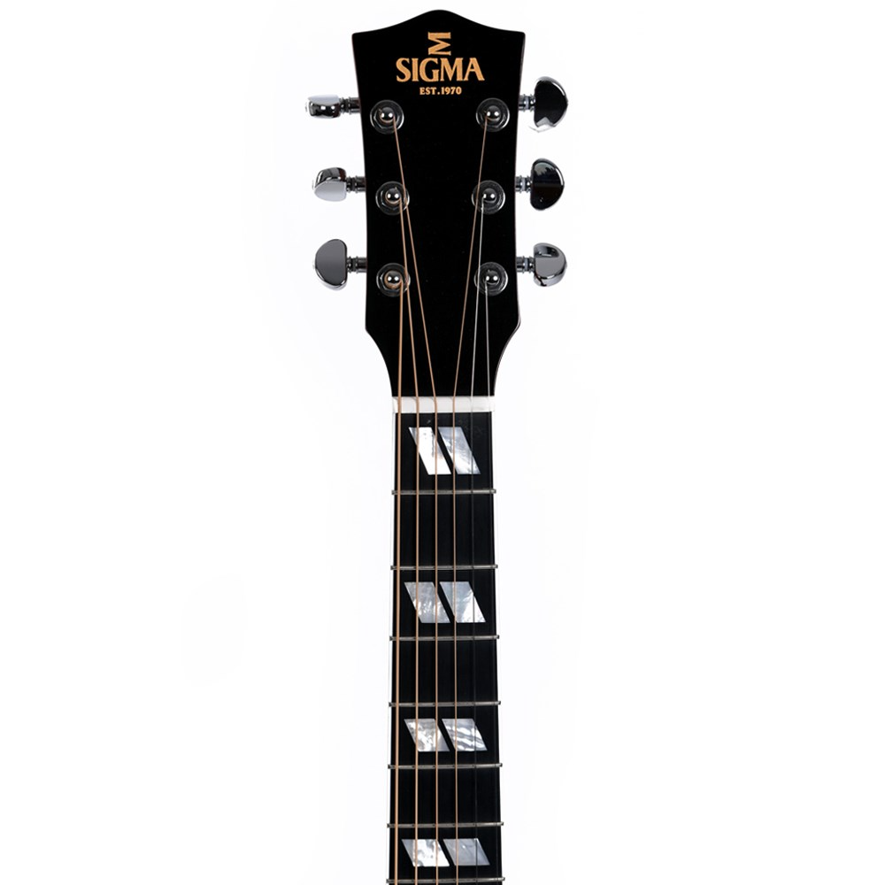 Sigma DM-SG5 Square Shoulder Electric Acoustic Guitar in Heritage Cherry Sunburst