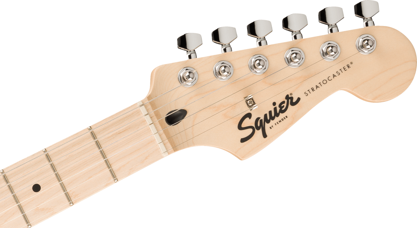 Squier Sonic Stratocaster HSS Electric Guitar, Maple Fingerboard in Midnight Blue