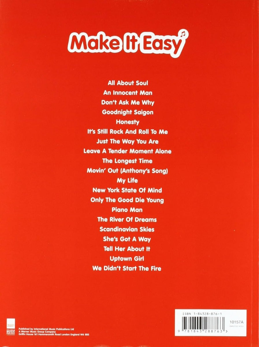 Make it Easy Billy Joel PVG