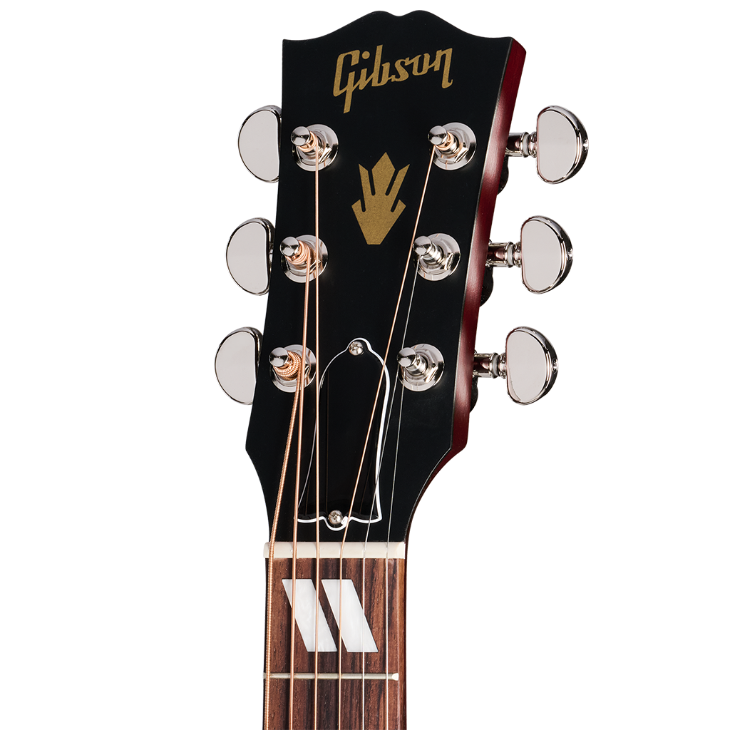 Gibson Hummingbird Special Acoustic Electric Guitar in Satin Wine Red
