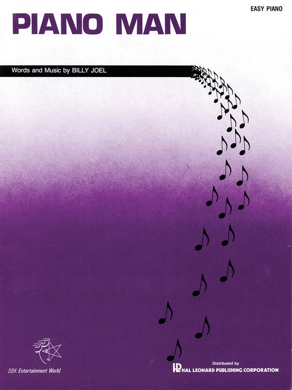 Billy Joel Piano Man Easy Piano Single Sheet