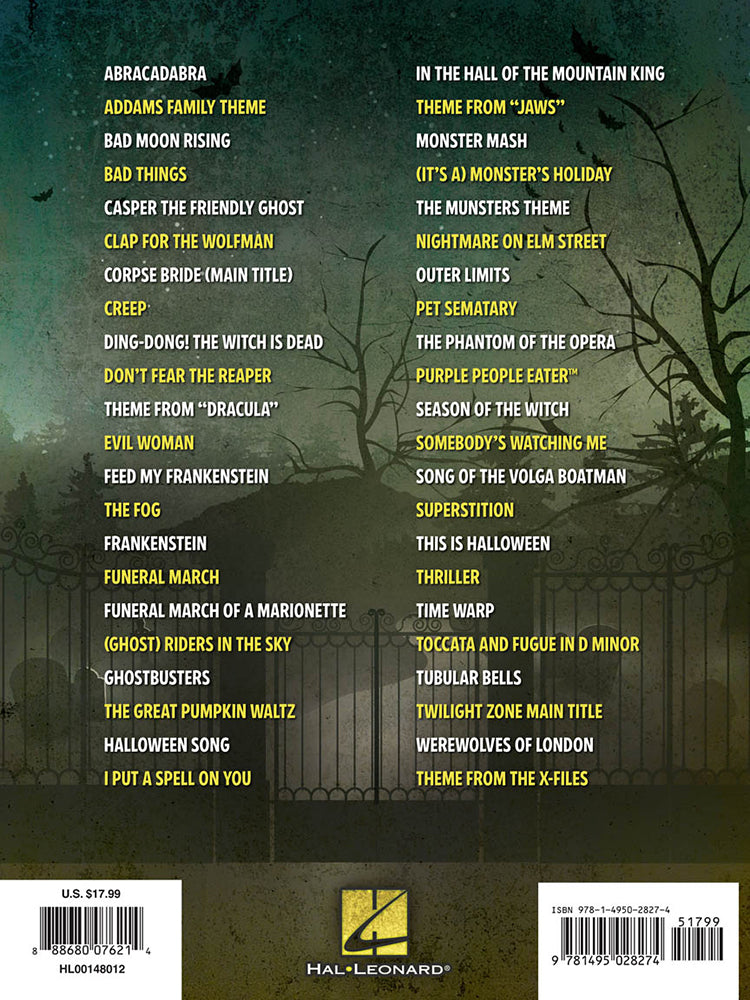The Big & Scary Halloween Songbook PVG