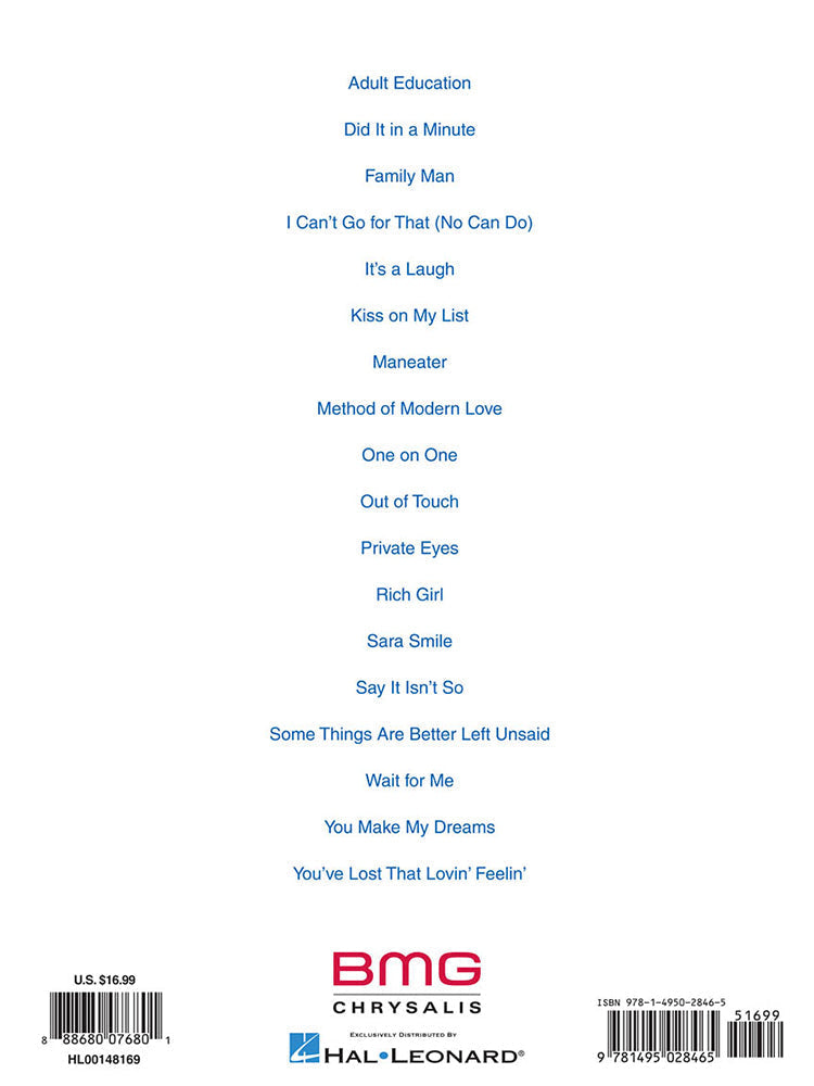 The Very Best Of Daryl Hall & John Oates PVG