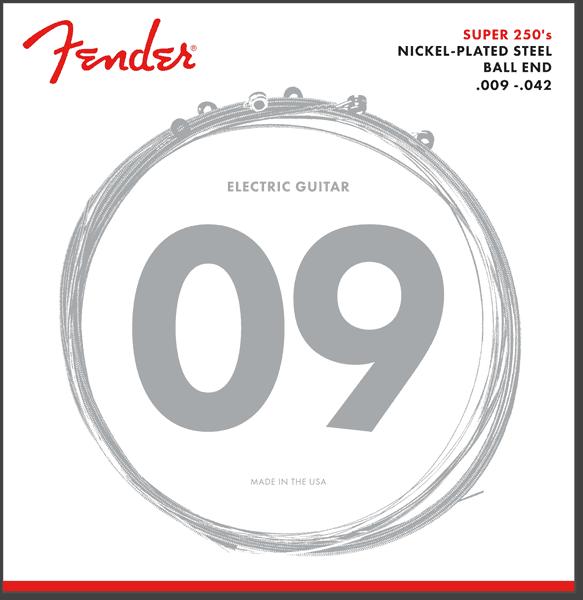 Fender Super 250's 09 Gauge Nickel-Plated Steel Strings