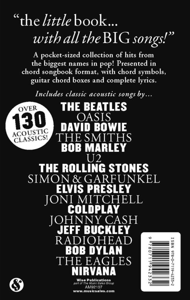 The Little Black Songbook Acoustic Hit Songs