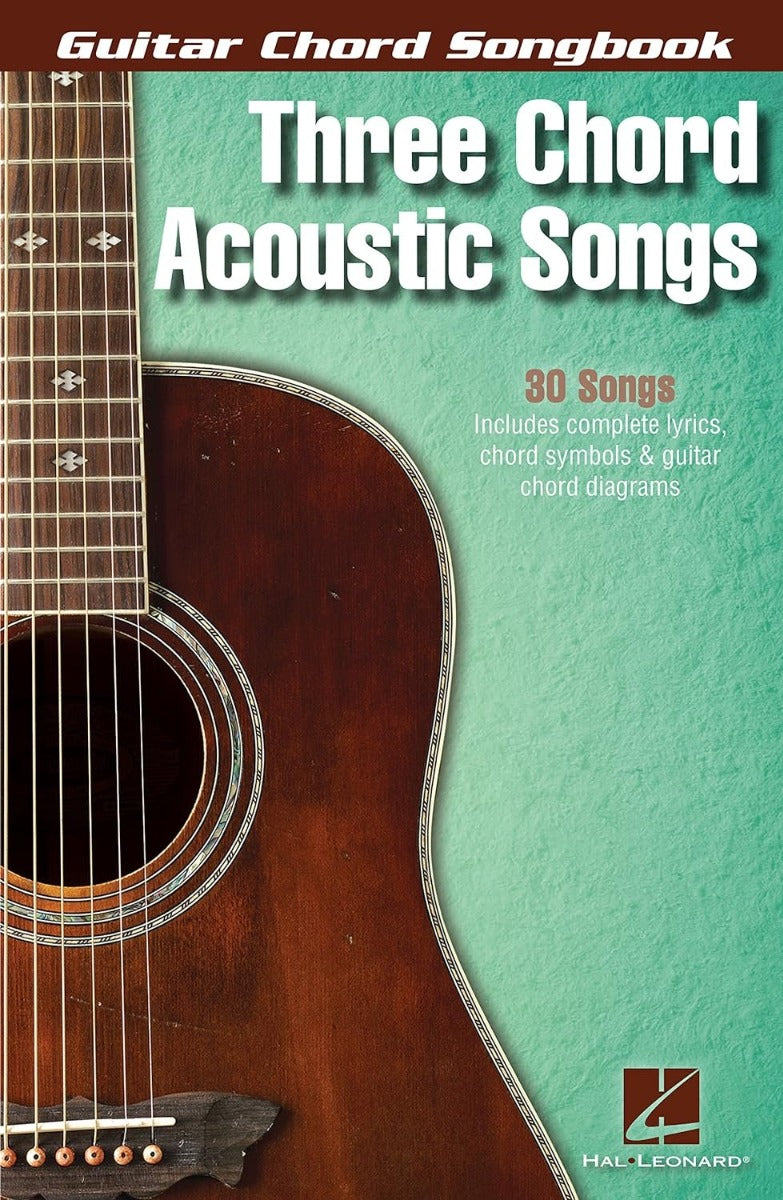 Three Chord Acoustic Songs Guitar Chord Songbook