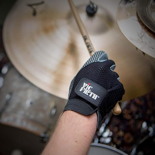 Vic Firth Enhanced Grip Ventilated Palm Drumming Glove Medium