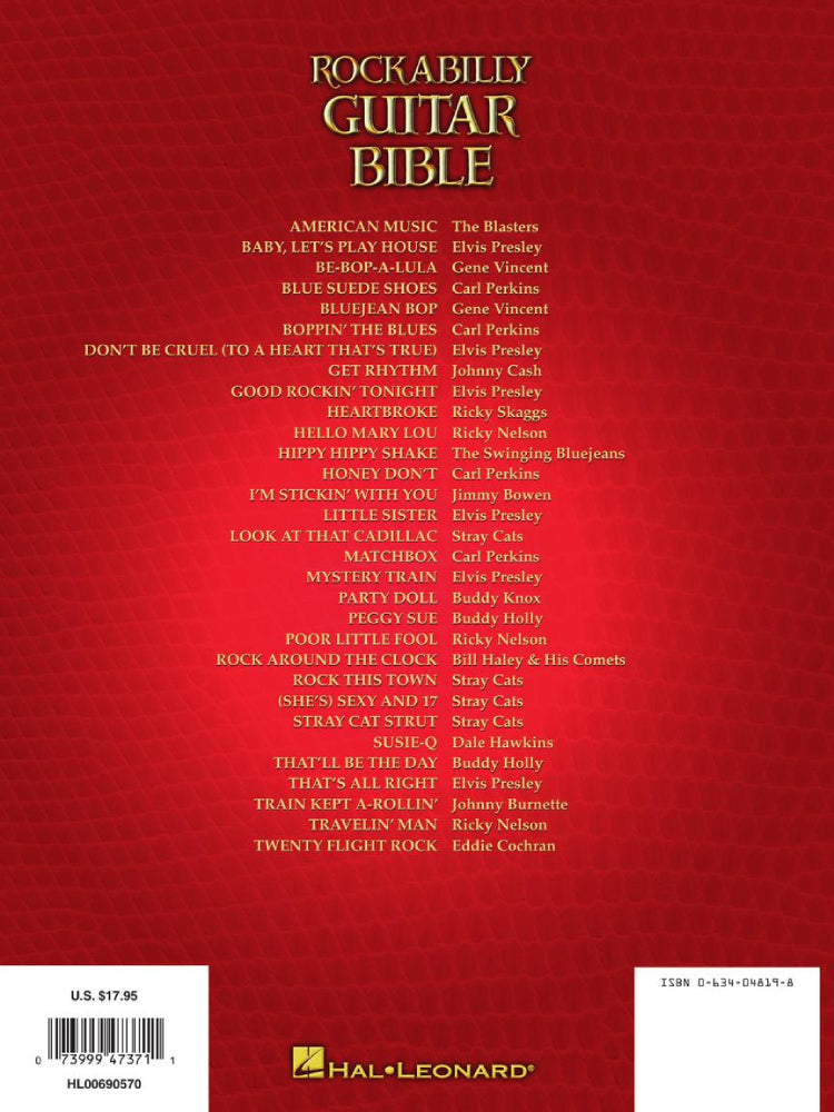 Rockabilly Guitar Bible Recorded Version Guitar Tab