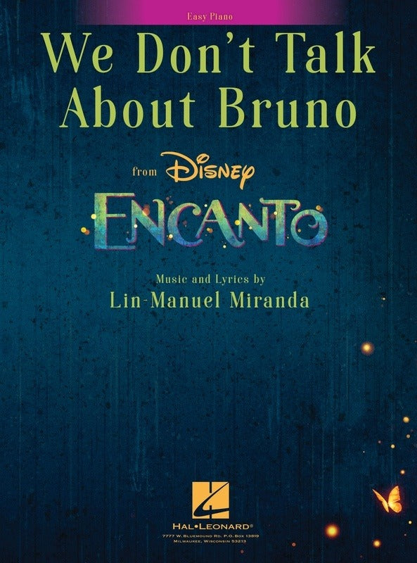 We Dont Talk About Bruno Easy Piano Single Sheet