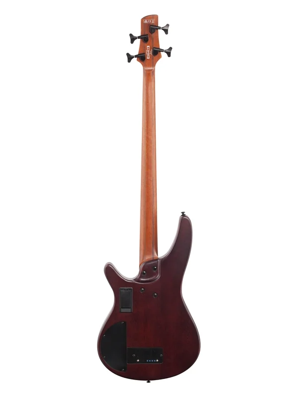 IBANEZ SRH500F 4 String ELECTRIC BASS GUITAR in Natural Browned Burst Flat