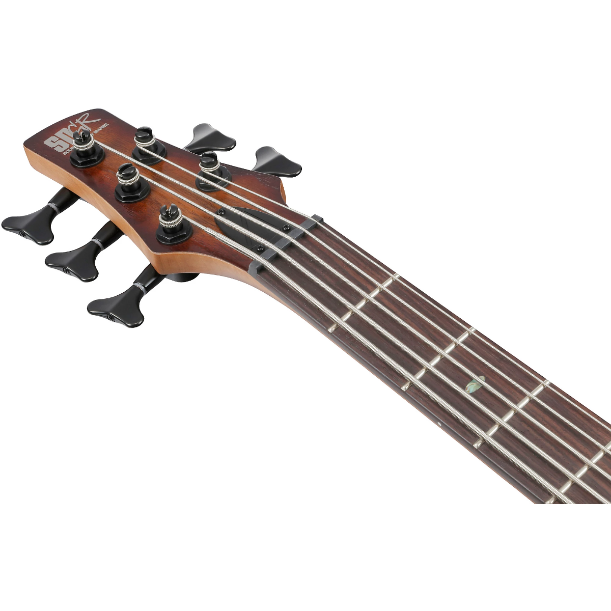 Ibanez SR505A 5-String Electric Bass Guitar in Mahogany Brown Burst Low Gloss