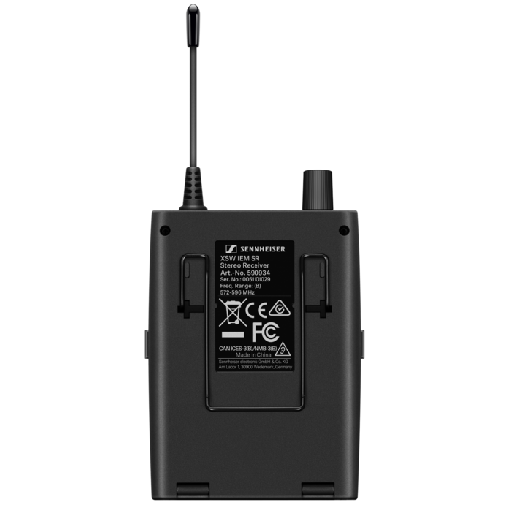 Sennheiser XSW IEM Set Complete Starter Set In Ear Monitoring System | Frequency Range: B (572 - 596 MHz)