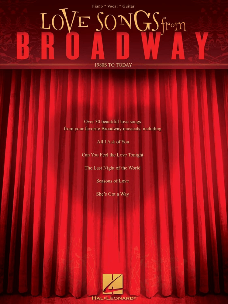 Love Songs from Broadway 1980s to Today PVG
