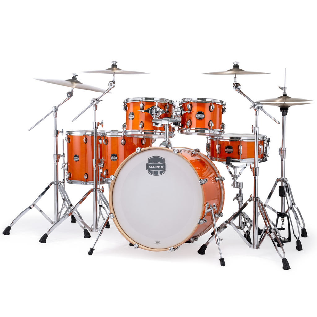 Mapex Mars Mapel MM529SF 5-Piece Shell Pack in Glossy Amber