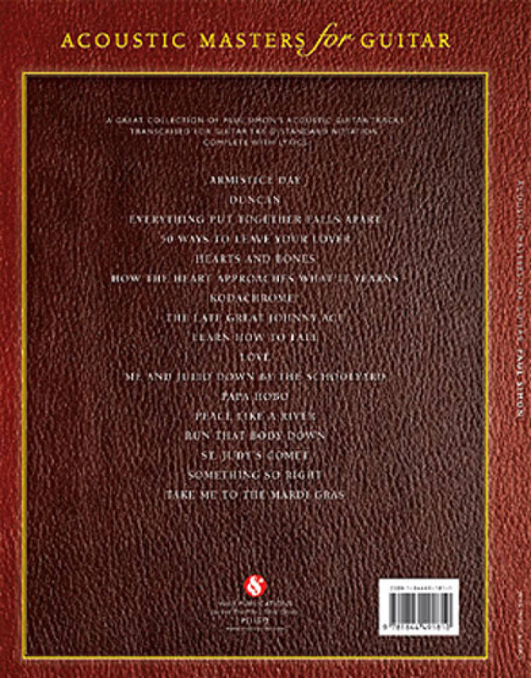 Paul Simon Acoustic Masters For Guitar Tab