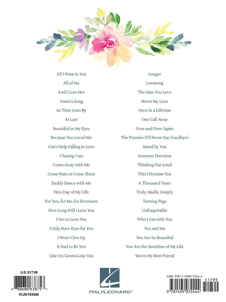 Wedding Songs Of Love & Friendship 2nd Edition PVG