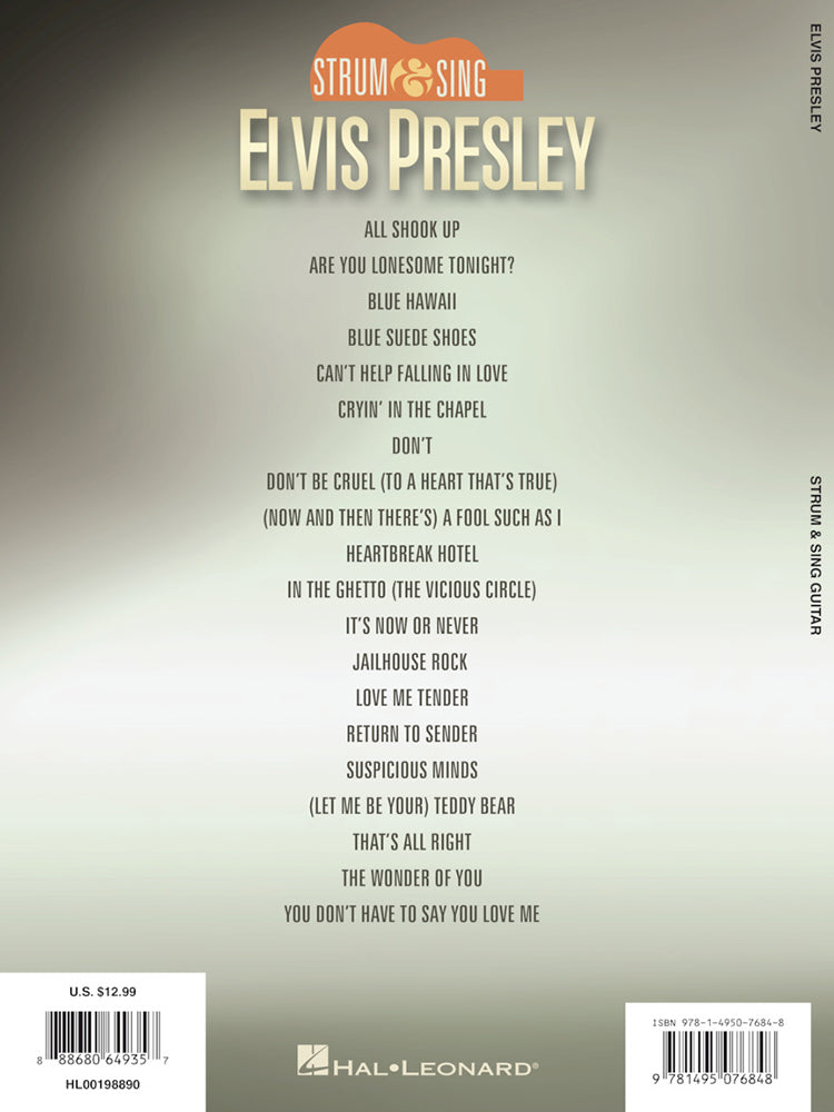 Elvis Presley Strum & Sing Guitar