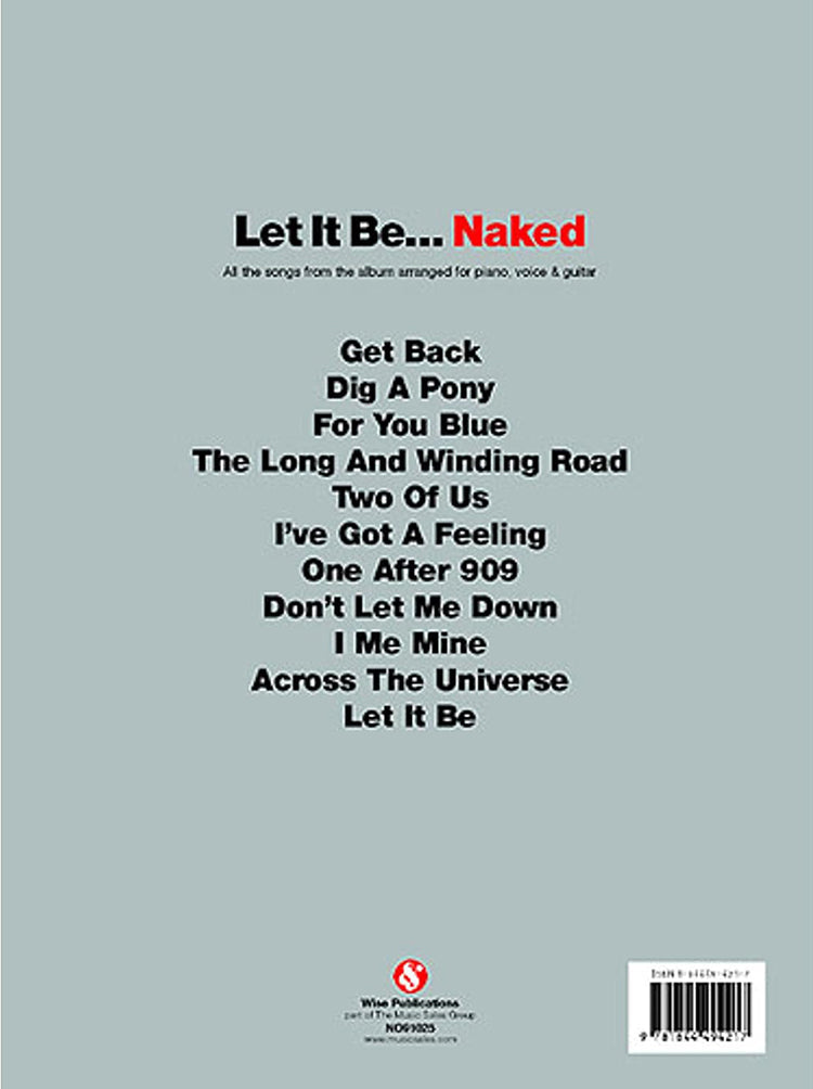 The Beatles Let It Be Naked PVG