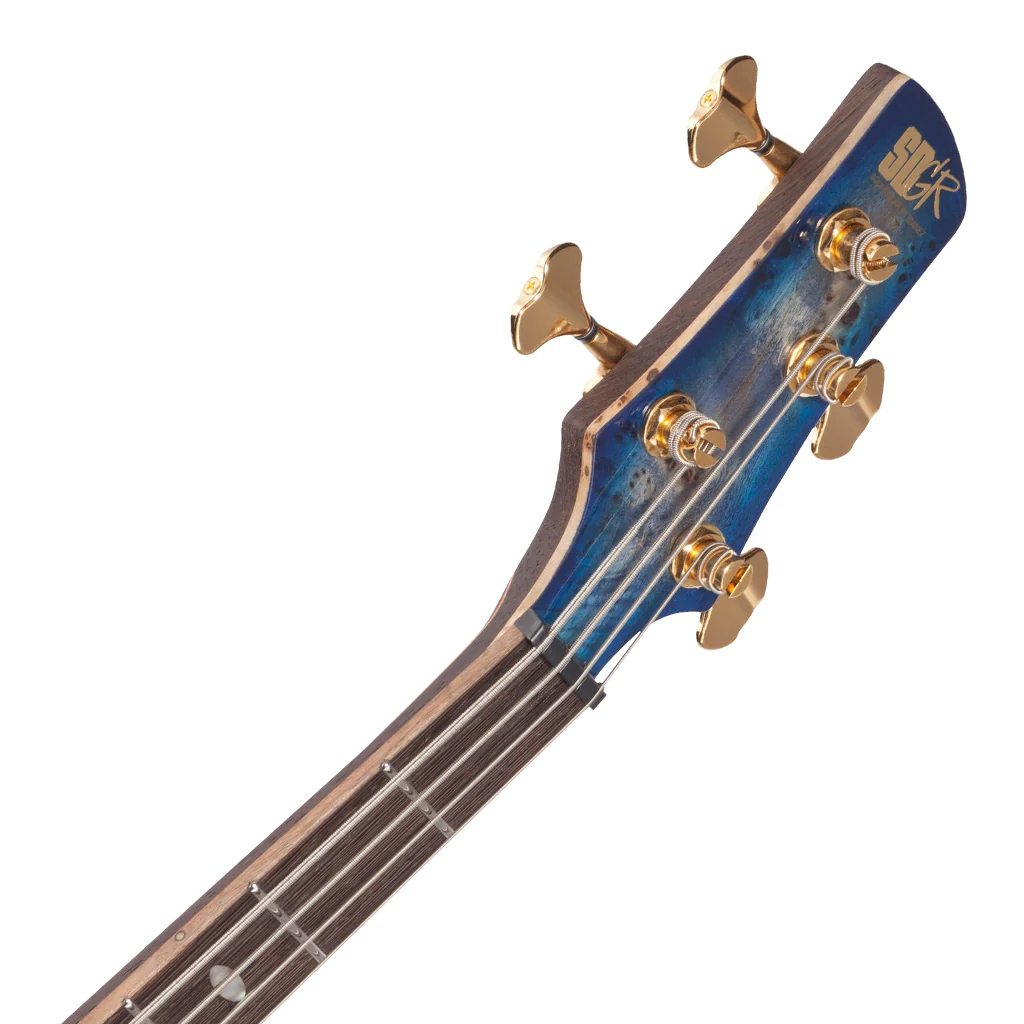Ibanez SR2600 Premium 4 String Bass Guitar in Cerulean Blue Burst