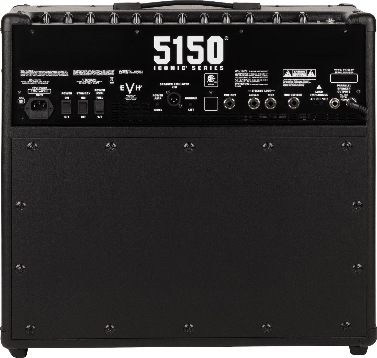 EVH 5150 Iconic Series 1X12" 40W Tube Combo Amp in Black