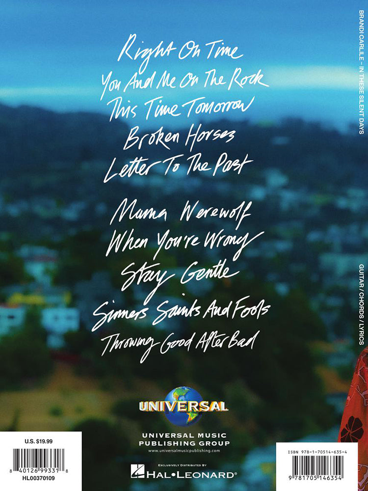 Brandi Carlile In These Silent Days Guitar Chords Lyrics