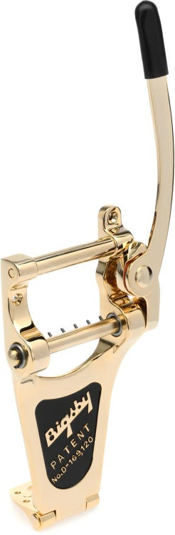 Bigsby B7 Vibrato Tailpiece for Archtop Guitars in Gold