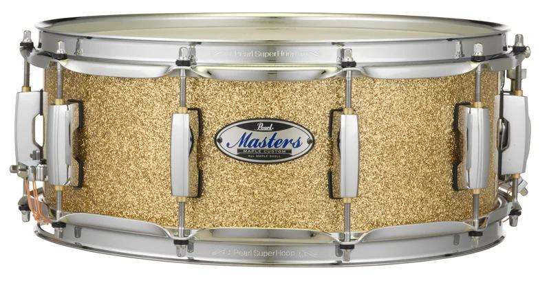 Pearl Masters Maple Complete 6.5" x 14" Bombay Gold Sparkle Snare Drum