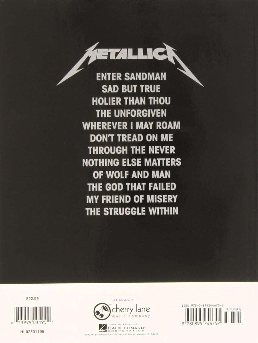 Metallica Black Album Guitar Tab