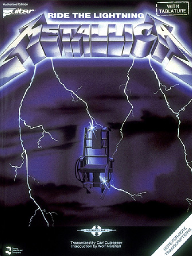 Metallica Ride the Lightning Guitar Tab