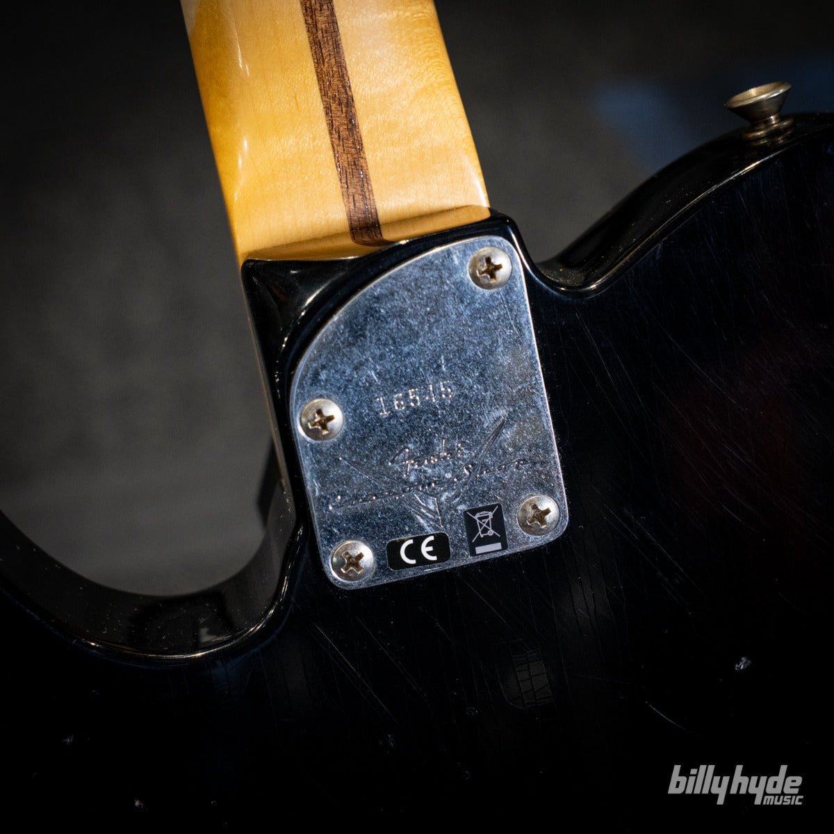 Fender Custom Shop 1970s Telecaster Thinline Journeyman in Aged Black