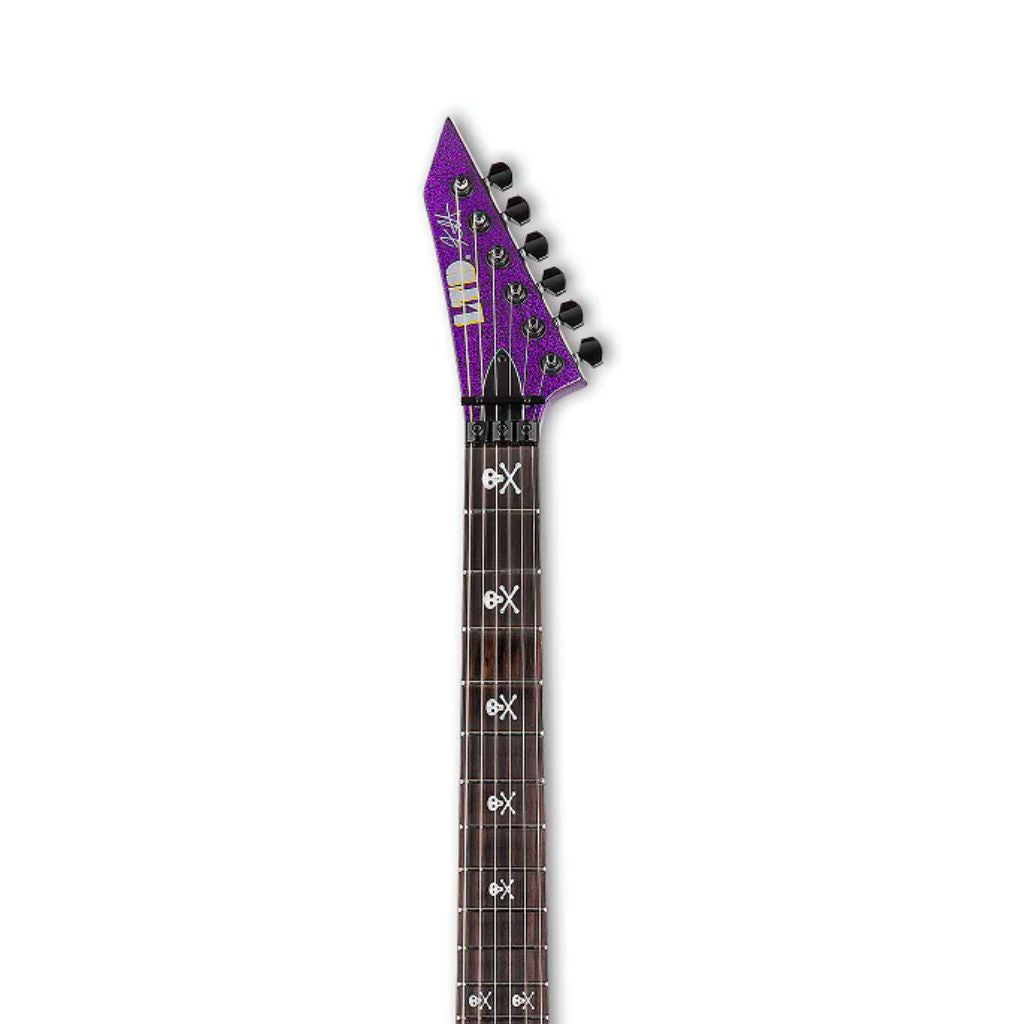 ESP LTD KH-602 Kirk Hammett Signature Electric Guitar in Purple Sparkle