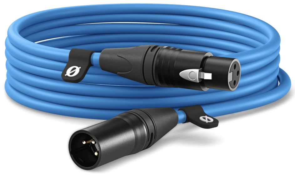 RODE XLR3 6m Premium XLR Cable in Blue