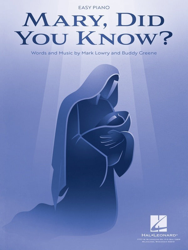Mary Did You Know Easy Piano Single Sheet