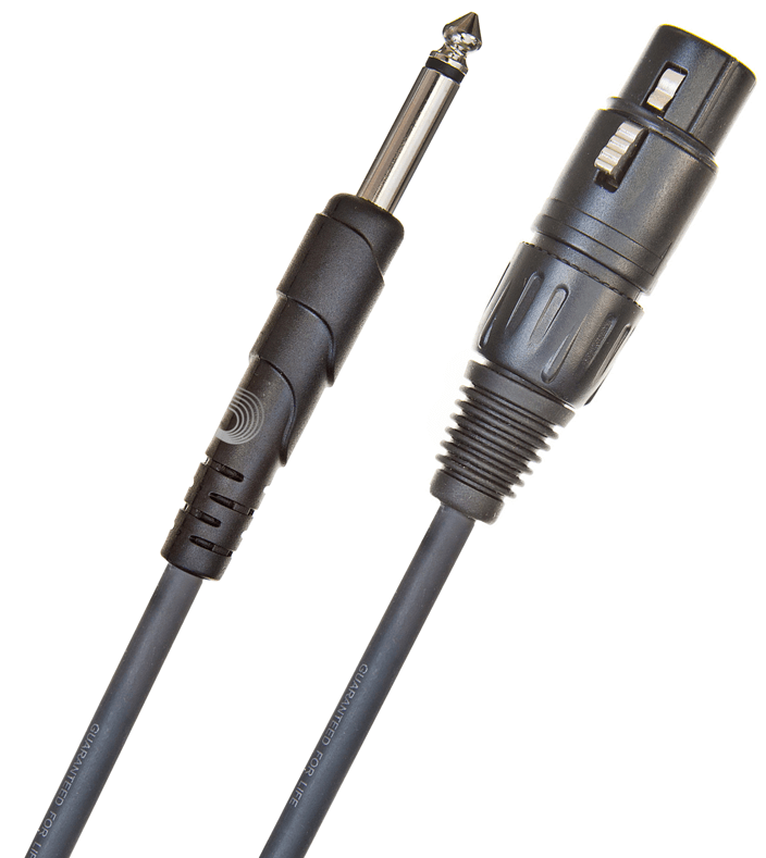 Planet Waves Classic Series 1/4" to XLR Microphone Cable 25ft