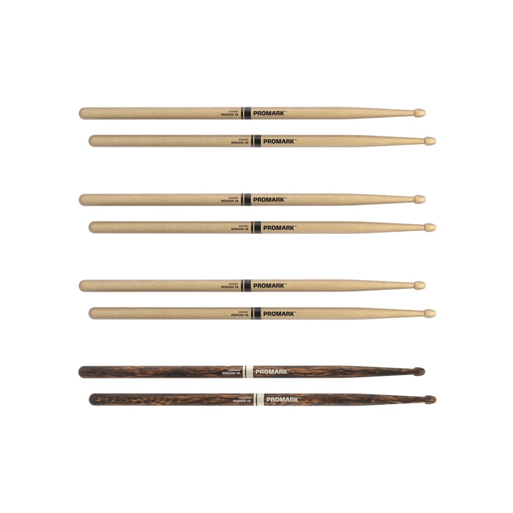 ProMark Rebound 5B Lacquered Hickory Drumstick