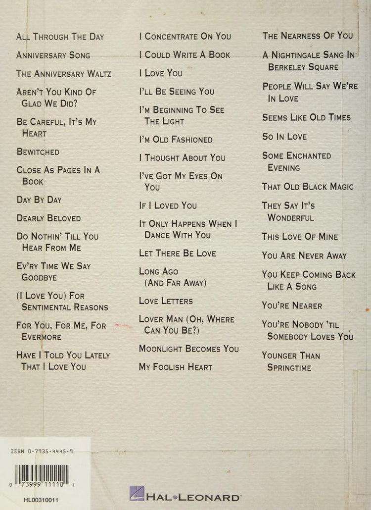 Love Songs Of The 40s 2nd Edition PVG