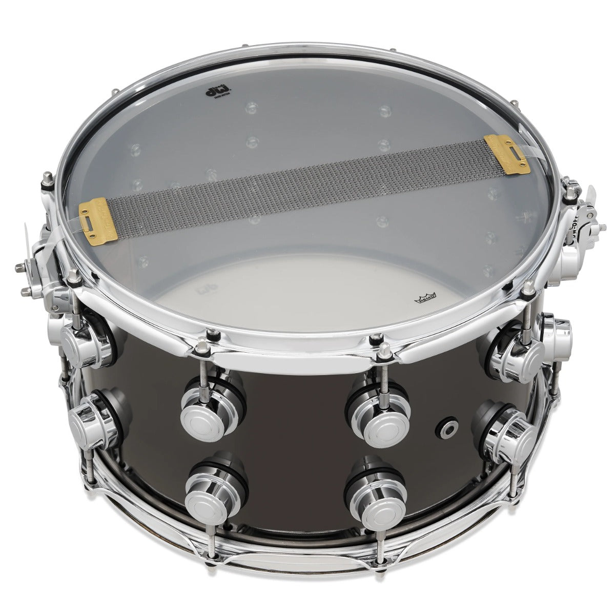 DW Collectors Series 7" x 13" Black Nickel Over Brass Snare Drum