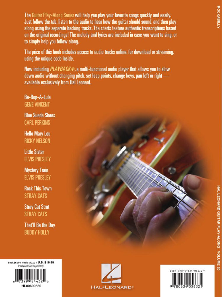 Rockabilly Guitar Play Along Volume 20 Bk/Ola