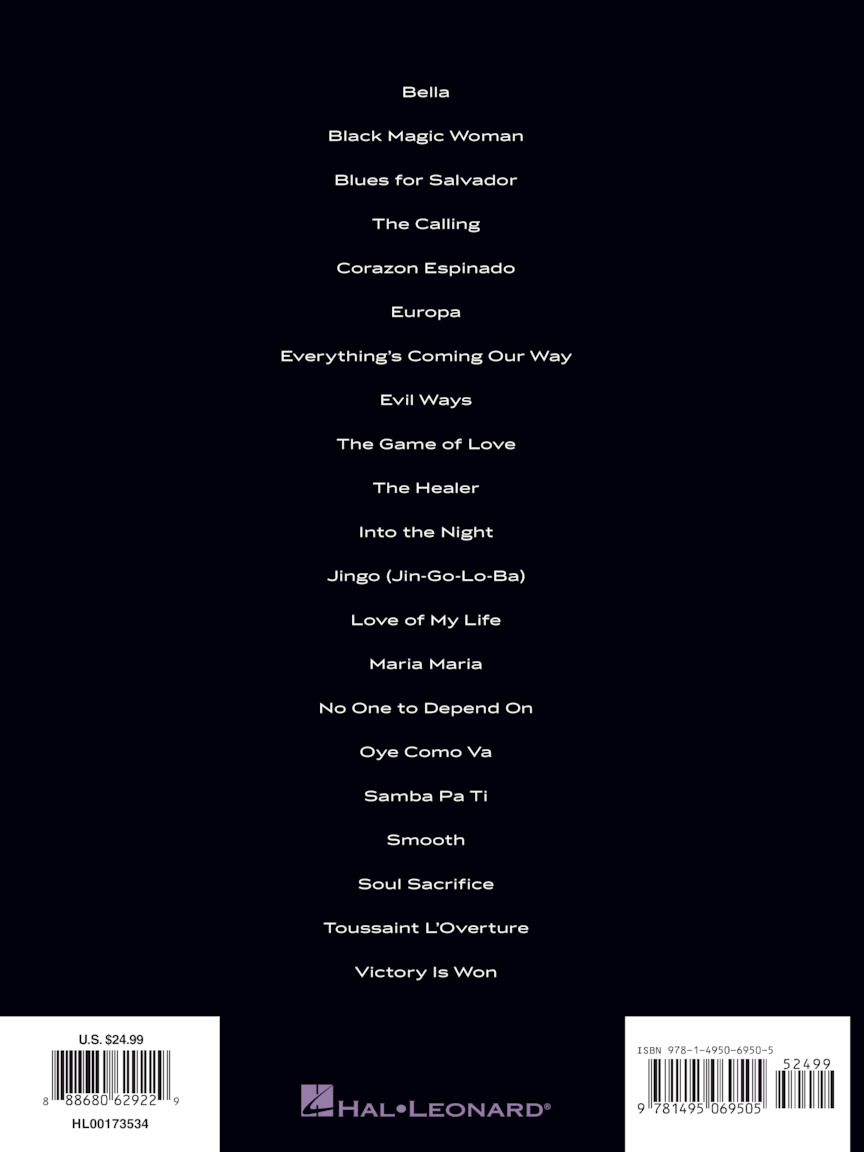 Santana Guitar Anthology Guitar Tab