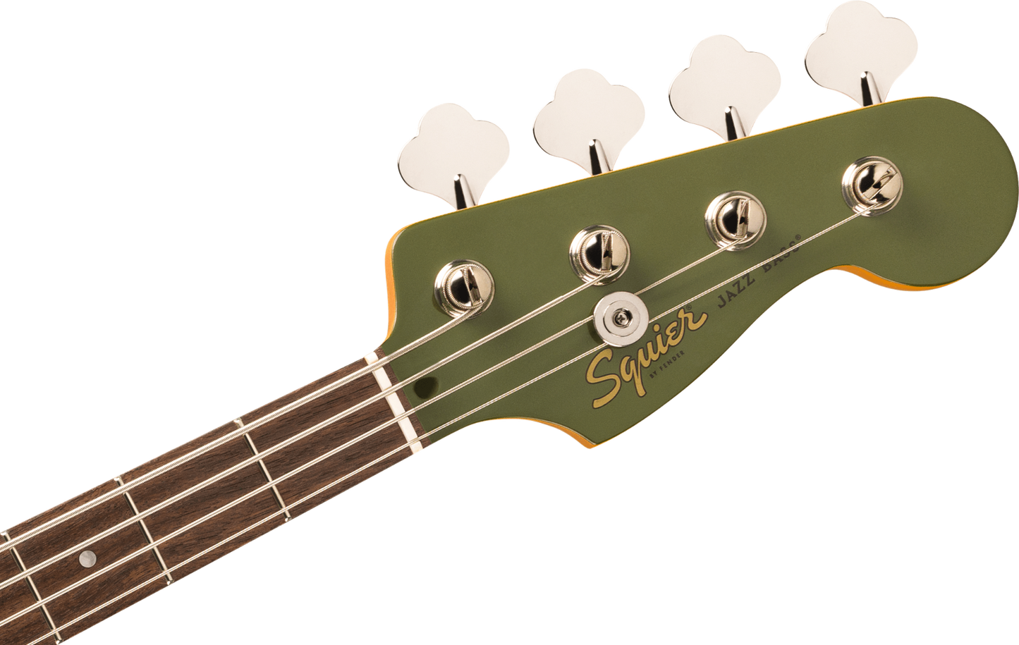 Squier FSR Classic Vibe '60s Jazz Bass, Laurel Fingerboard, Tortoiseshell Pickguard, Matching Headstock in Antique Olive
