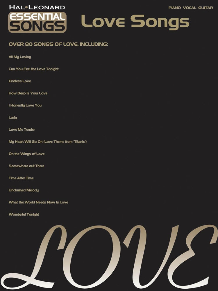 Essential Songs Love Songs PVG