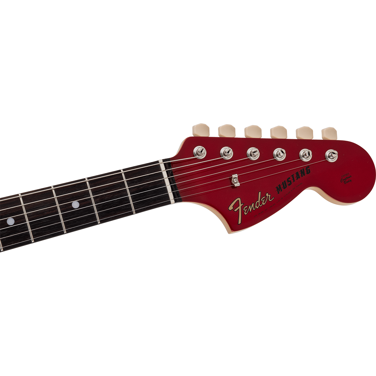 Fender Made in Japan Traditional 70s Mustang, Rosewood Fingerboard in Candy Apple Red