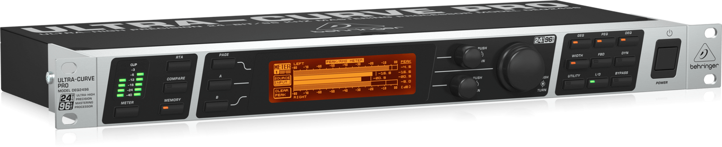 Behringer Ultracurve Pro DEQ2496 Equalizer 24Bit/96 kHz