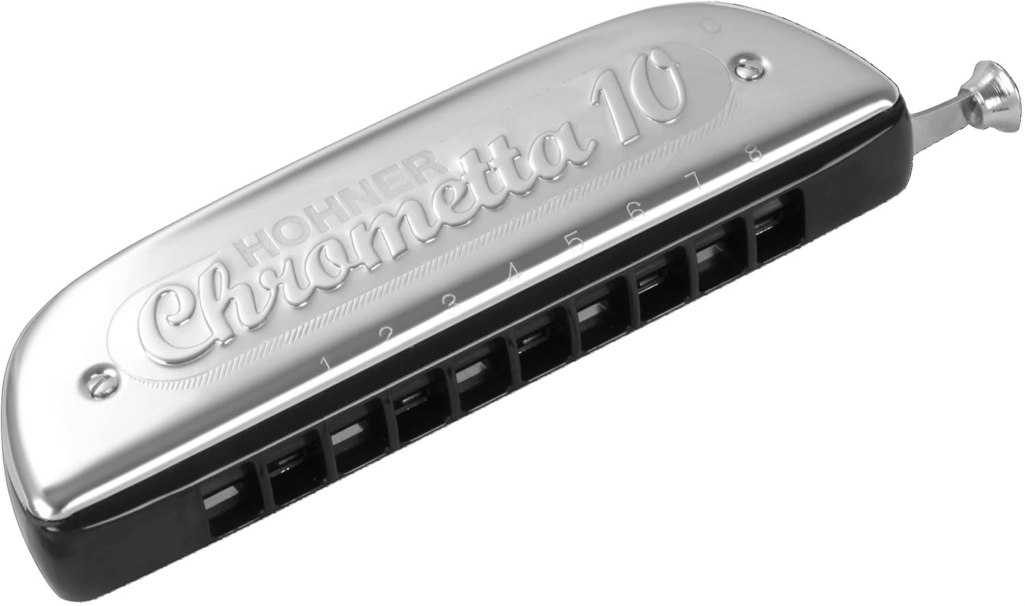 Hohner Chrometta 10 Chromatic Harmonica in the Key of C