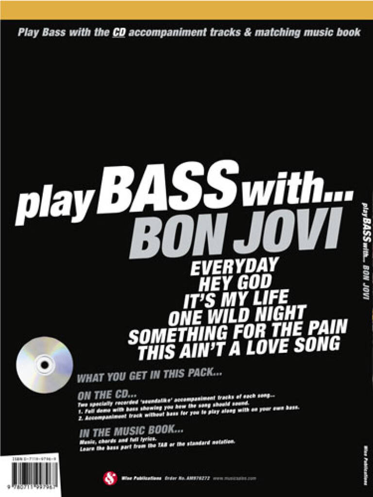 Play Bass With Bon Jovi Bk/Cd
