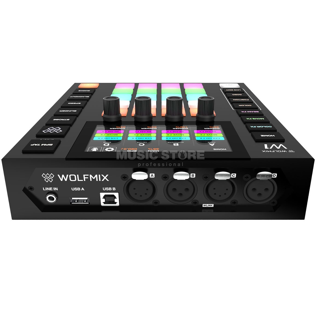Nicolaudie WOLFMIXW1MK2 - Wolfmix W1 MK2 standalone performance DMX lighting controller